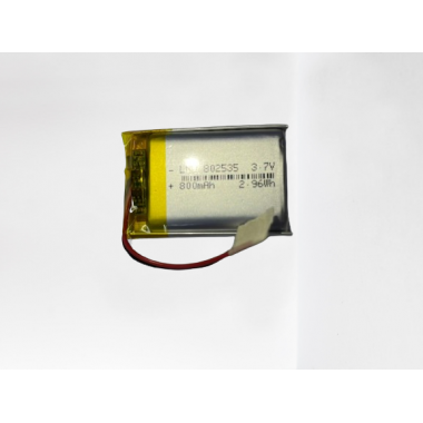 Lithium Polymer Rechargeable Battery 802535 3.7v 800mAh